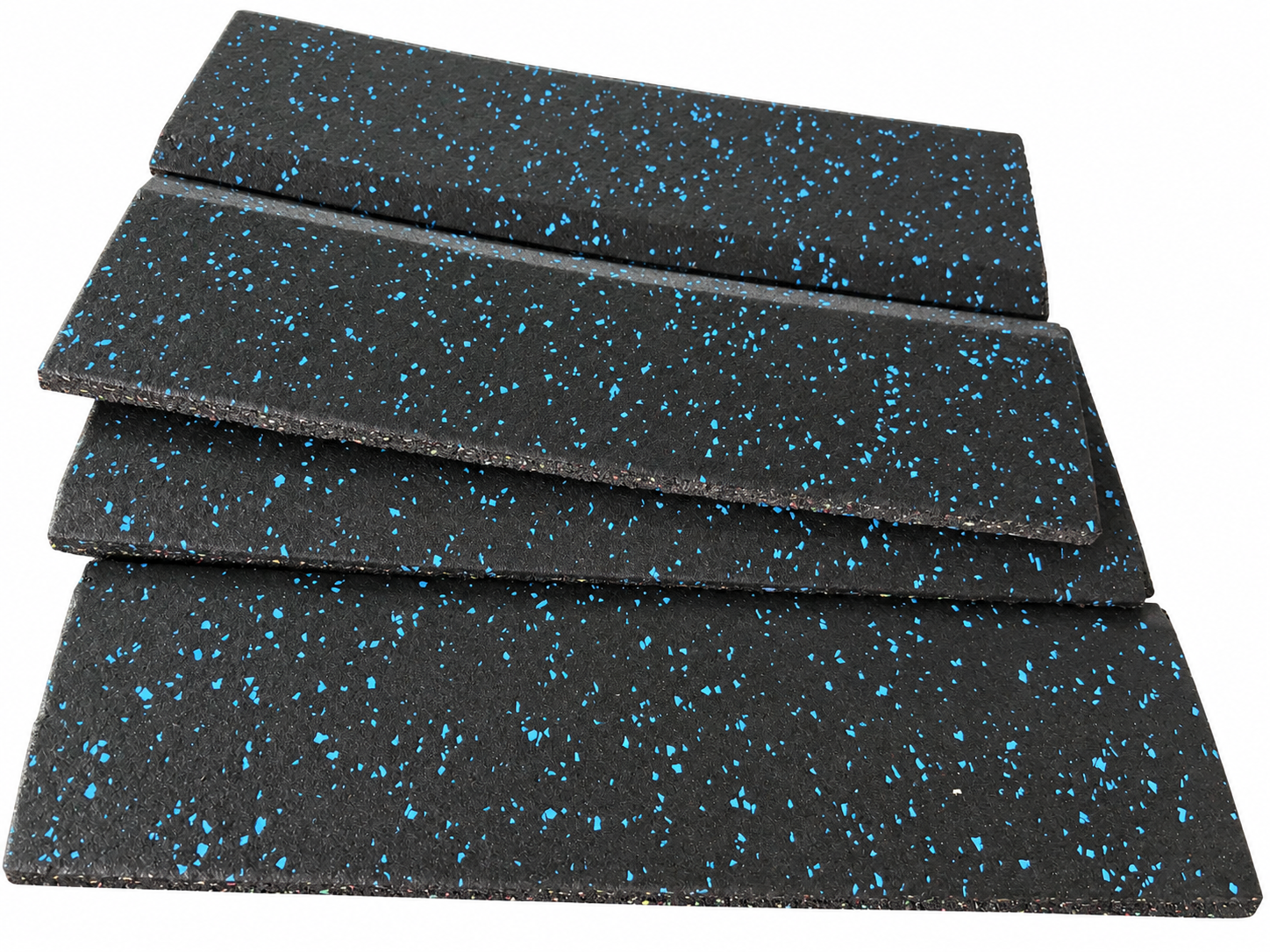 Blue Fleck Rubber Floor Mat