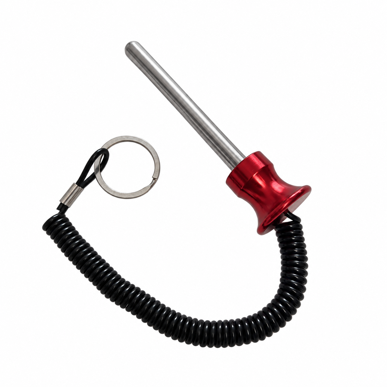 Red Weight Stack Pin with Safety Cable